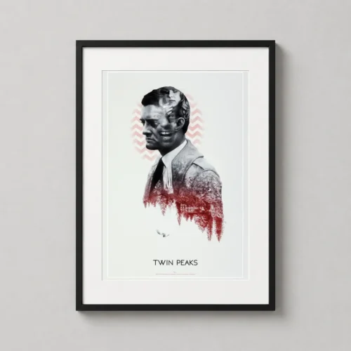 Twin Peaks Agent Cooper Black Lodge Greg Ruth Surreal Movie Poster