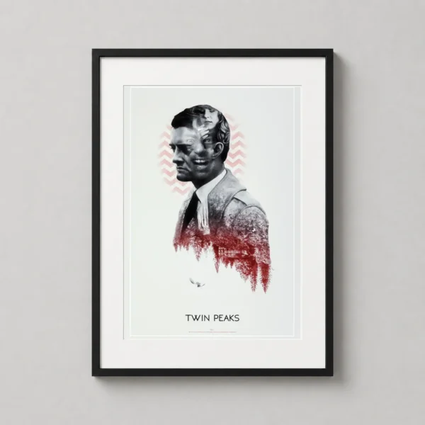 Twin Peaks Agent Cooper Black Lodge Greg Ruth Surreal Movie Poster