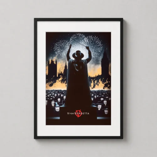V for Vendetta Maestro Graphic Illustration Movie Poster