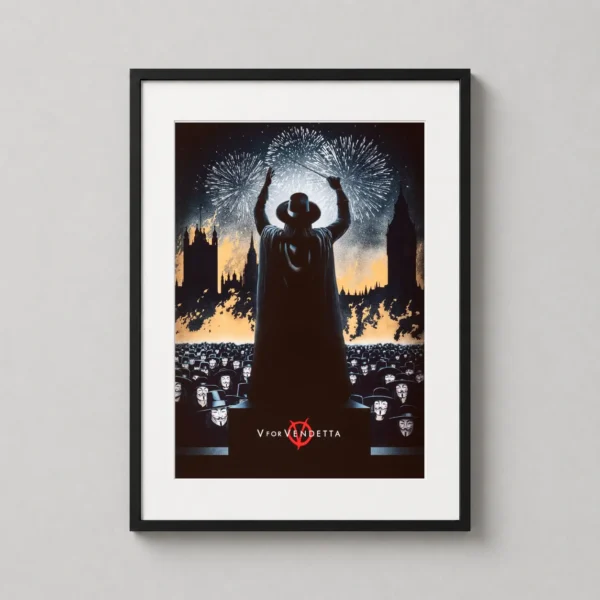 V for Vendetta Maestro Graphic Illustration Movie Poster