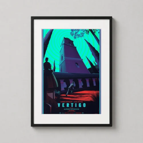 Vertigo Laurent Durieux Hitchcock Movie Poster