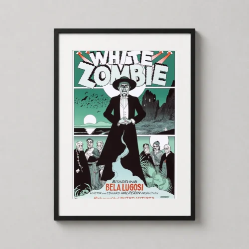 White Zombie Bela Lugosi 1932 Classic Horror Film Poster
