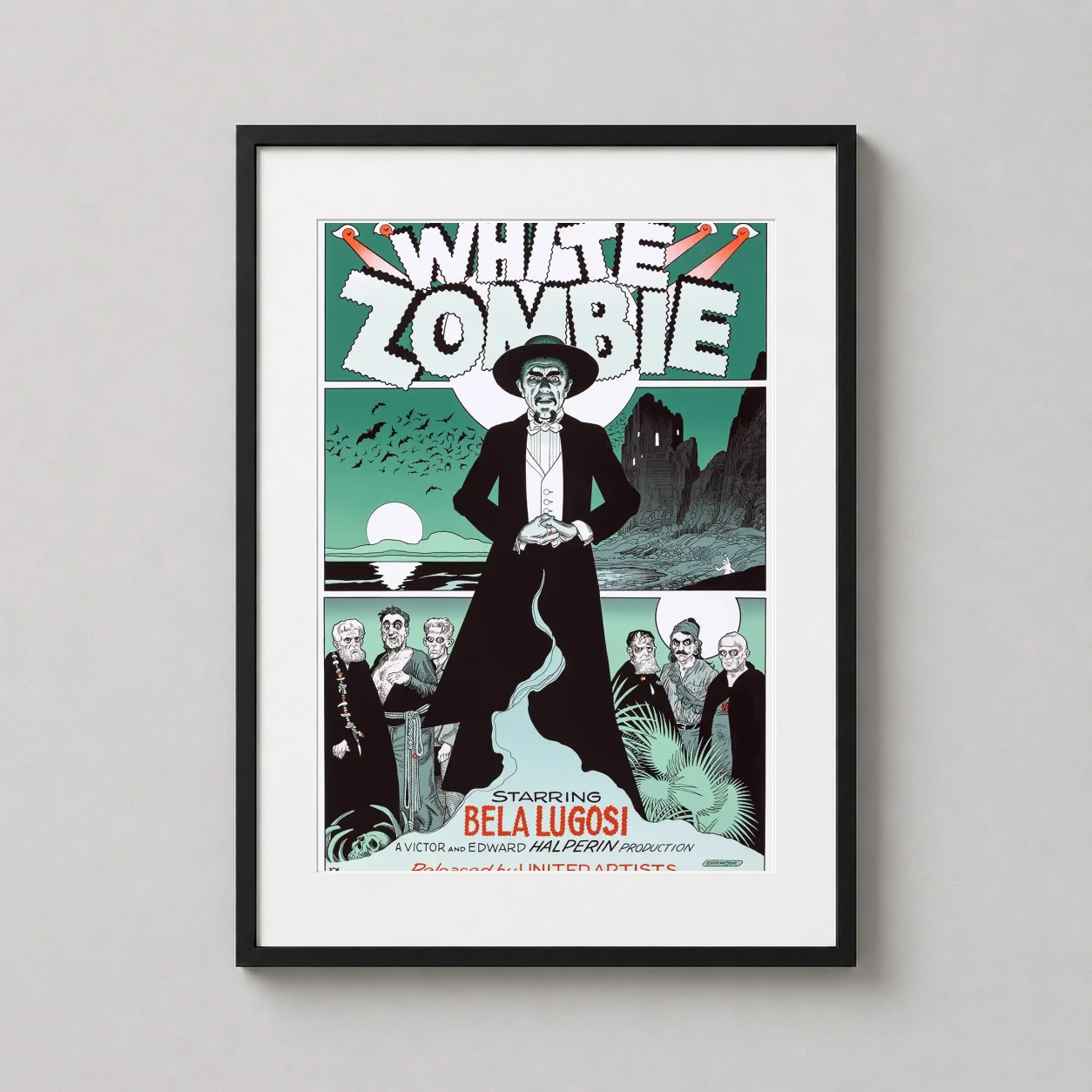 Zombie Bela Lugosi — features Bela Lugosi as Murder Legendre in a William Stout illustration