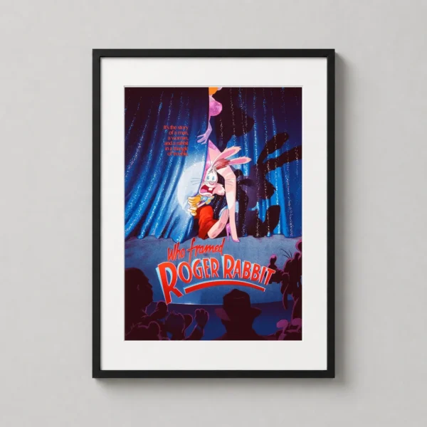 Who Framed Roger Rabbit Stage Mondo Style Movie Poster
