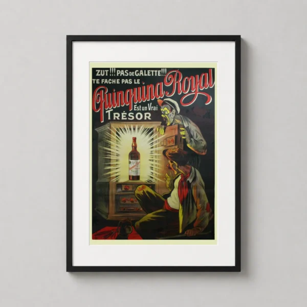 Quinquina Royal Vintage French Aperitif Advertising Art Print