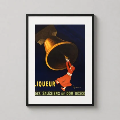 Angelus Liqueur Vintage Poster (1907) by Leonetto Cappiello | Iconic Art Deco Advertising Print framed wall art mockup