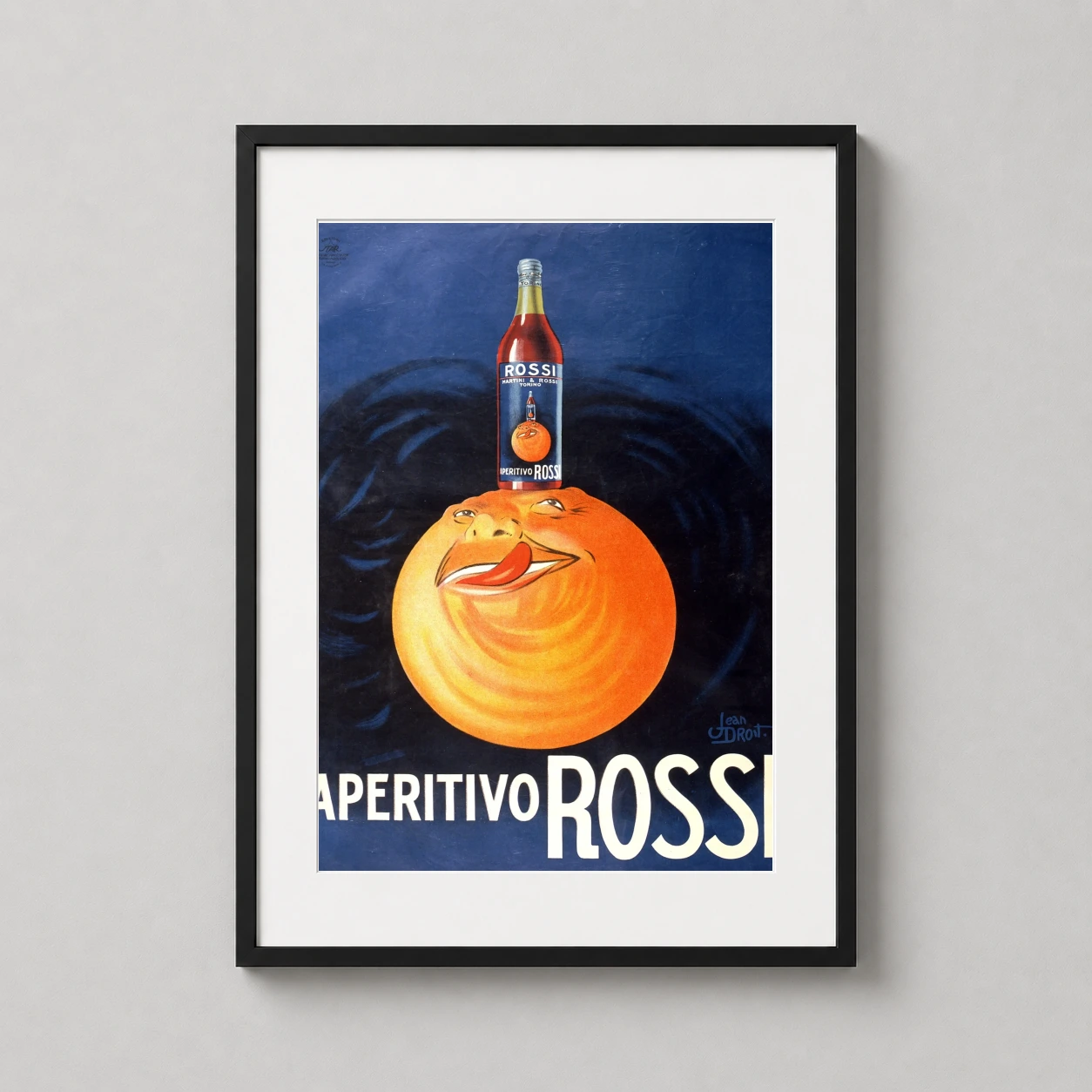 Martini Rossi Aperitivo 1920s — vibrant 1920s Italian advertising art by Jean Droit featuring a