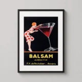 Balsam Apéritif Vintage French Art Deco Advertising Art Print