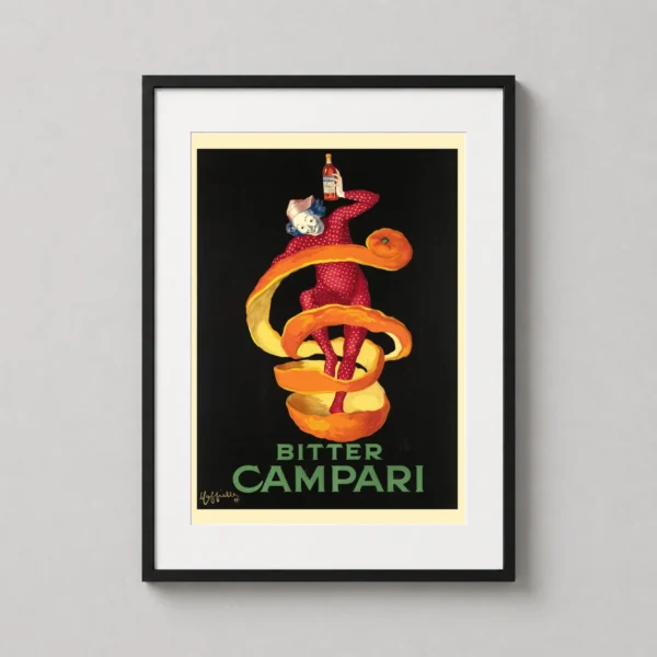 Marcello Nizzoli Bitter Campari 1921 Vintage Advertising Poster