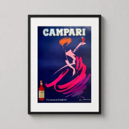 Campari Un Moment D'Euphorie – Vintage advertising vintage advertising poster by MerchFuse