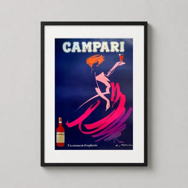 Campari Un Moment d’Euphorie Abstract French Advertising Art Print