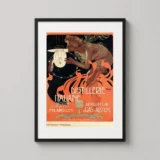 Distillerie Italiane Vintage Art Nouveau Poster, Italian Decor