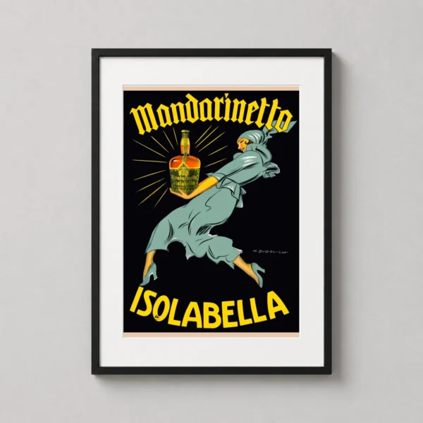 Mandarinetto Isolabella by Marcello Dudovich Vintage Italian Poster