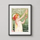 Privat Livemont Absinthe Robette 1895 Art Nouveau Vintage Art Print