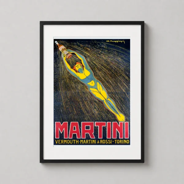 Martini Vermouth 1921 Vintage Italian Advertising Art Print