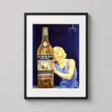 Vintage 1930s French Persan Anis Liquor Art Print by Nicolitch