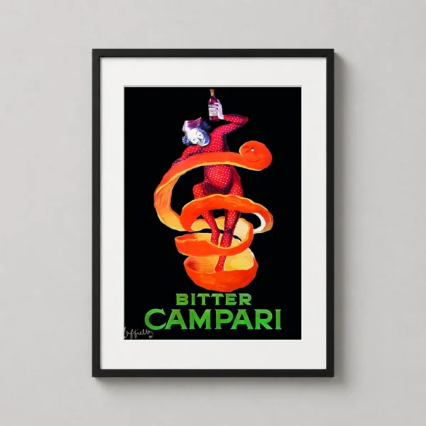 Bitter Campari Vintage Poster, Cappiello 1921 Retro Art Print