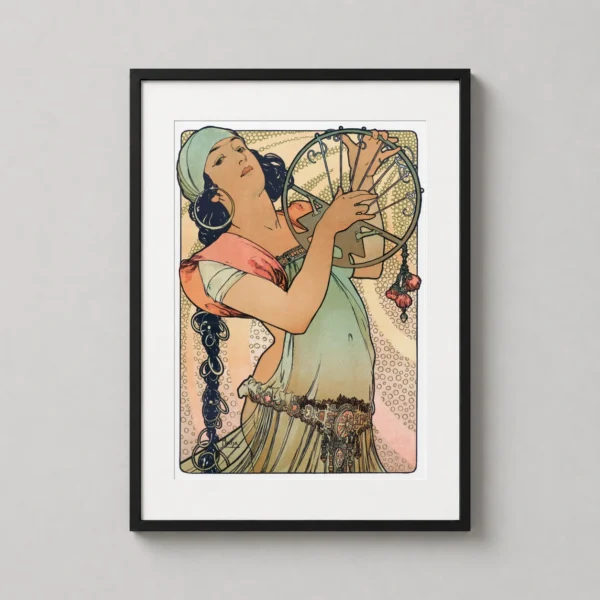 Alphonse Mucha Salome 1897 Art Nouveau Illustration Print