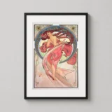 Alphonse Mucha The Arts Dance 1898 Art Nouveau Art Print