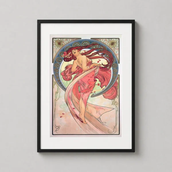 Alphonse Mucha The Arts Dance 1898 Art Nouveau Art Print