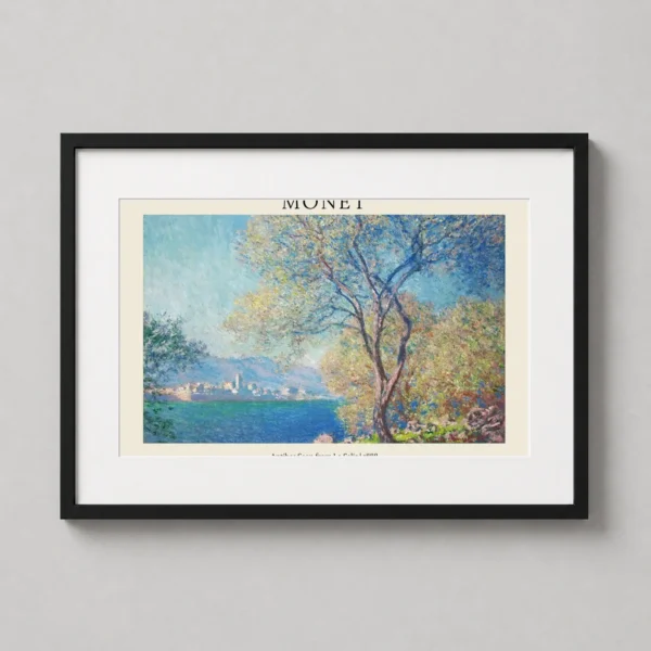 Claude Monet, Antibes Seen from La Salis 1888 Art Print