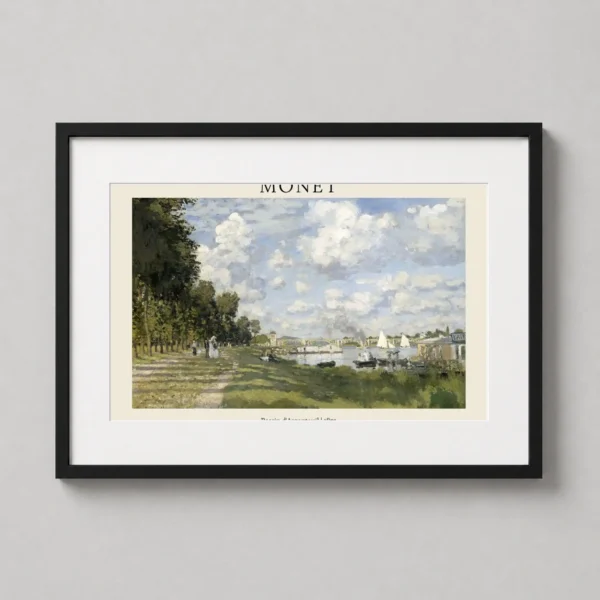 Claude Monet Bassin d'Argenteuil 1872 Impressionist Landscape Art Print