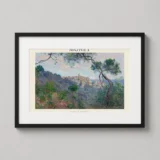 Claude Monet Bordighera Italy 1884 Impressionist Landscape Art Print
