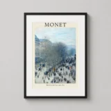 Claude Monet Boulevard des Capucines 1874 Impressionist Art Print