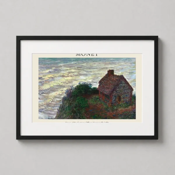 Monet House of the Customs Officer Varengeville 1882 Art Print