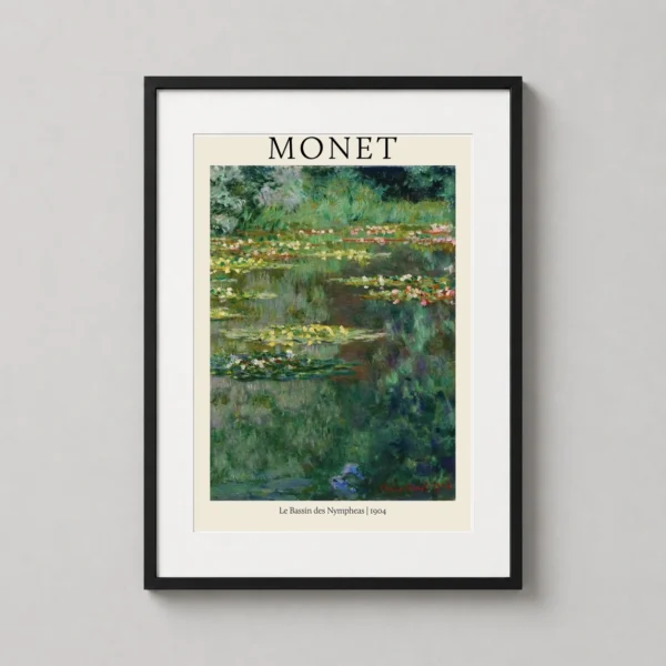 Monet Le Bassin des Nympheas Water Lilies Pond Art Print