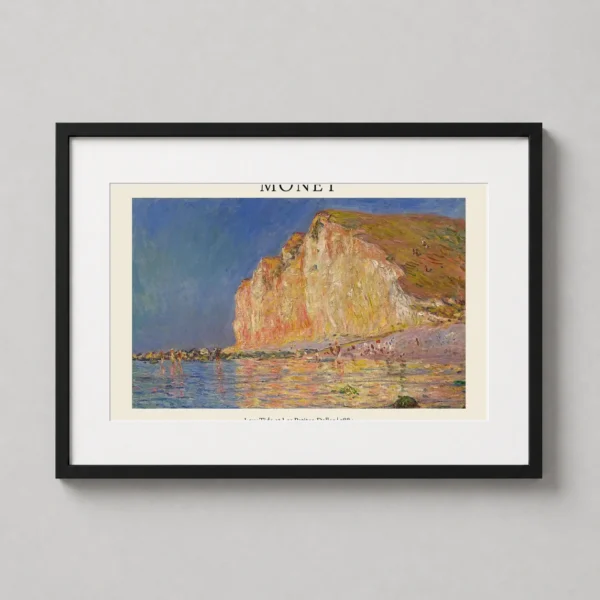 Claude Monet Low Tide at Les Petites-Dalles 1884 Art Print