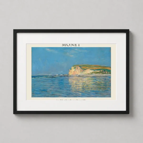 Monet Low Tide at Pourville 1882 Impressionism Art Print