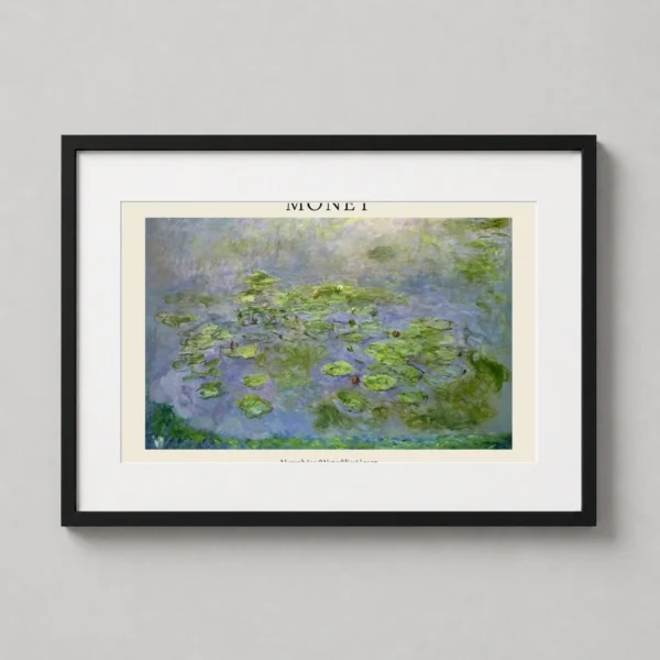 Claude Monet Nymphéas (Waterlilies) 1917 Impressionist Art Print