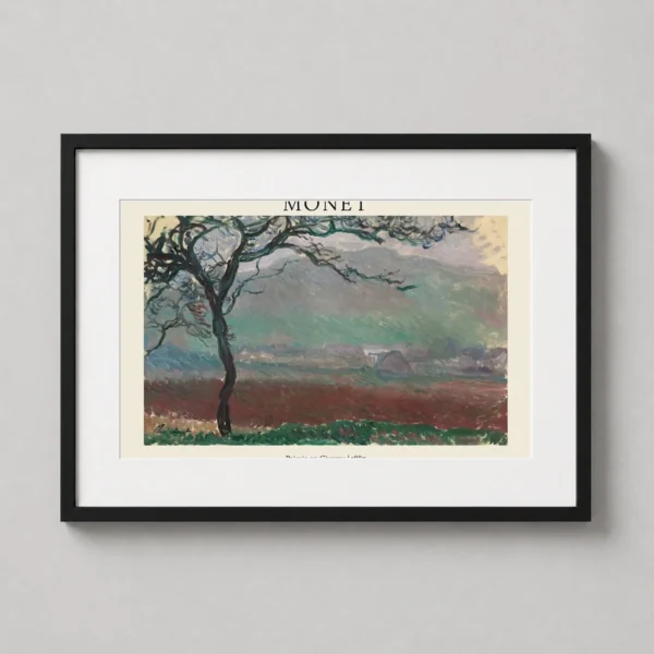 Monet Landscape at Giverny 1887 Impressionist Art Print
