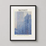 Claude Monet Rouen Cathedral Facade and Tour d'Albane Art Print