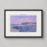 Shadows on the Sea Claude Monet Pourville Cliffs Art Print