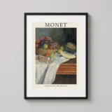 Monet Still Life with a Honeydew Melon 1879 Impressionist Art Print