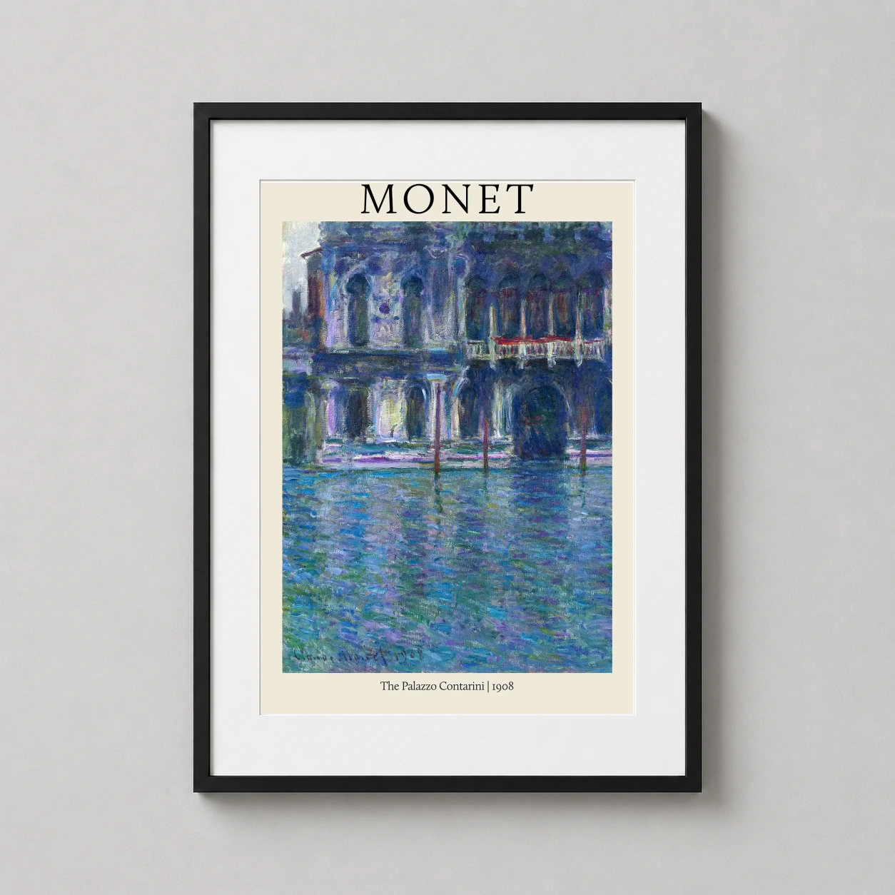 Claude Monet Palazzo Contarini — masterful Impressionist rendering of the Palazzo Contarini in Venice
