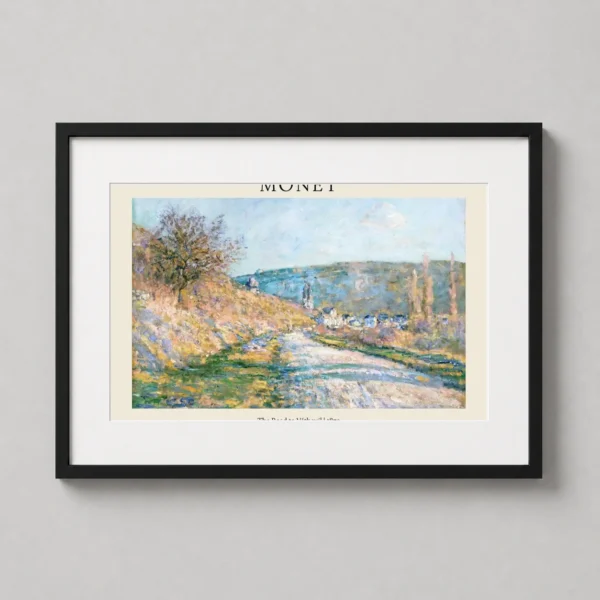 Claude Monet The Road to Vétheuil 1879 Impressionist Art Print
