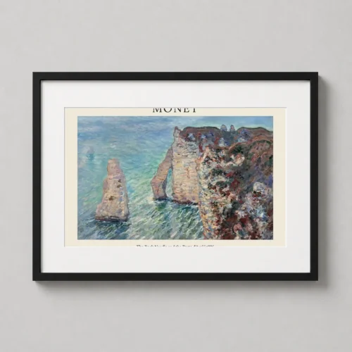 Claude Monet, The Rock Needle and the Porte d'Aval 1886 Art Print