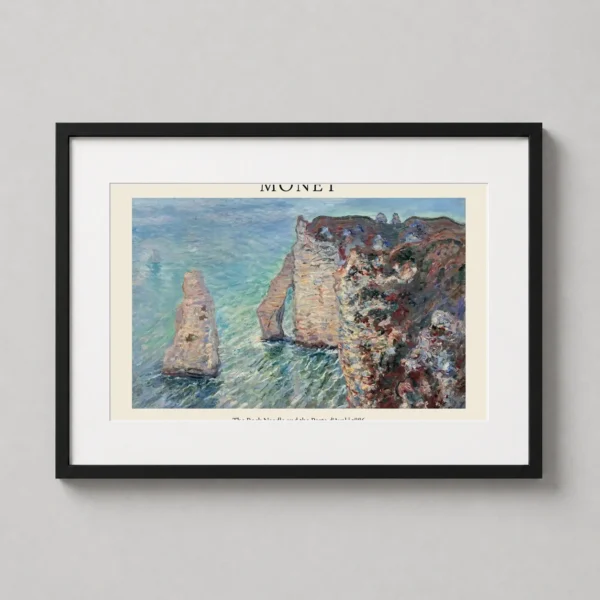 Claude Monet, The Rock Needle and the Porte d'Aval 1886 Art Print