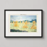 Claude Monet Young Ladies of Giverny Sun Effect Art Print