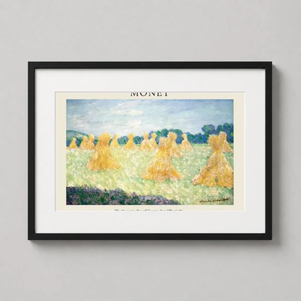 Claude Monet Young Ladies of Giverny Sun Effect Art Print