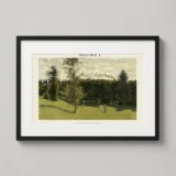 Claude Monet Train in the Countryside 1870 Impressionist Art Print