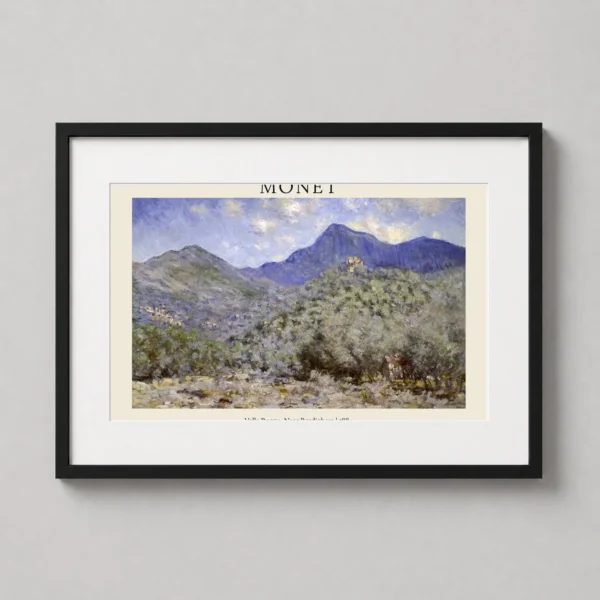 Claude Monet, Valle Buona Near Bordighera 1884 Landscape Art Print