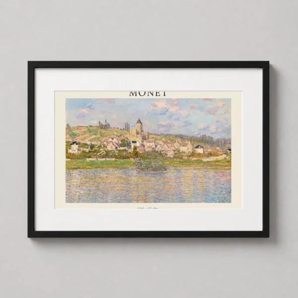 Claude Monet Vétheuil Village 1879 Impressionist Art Print