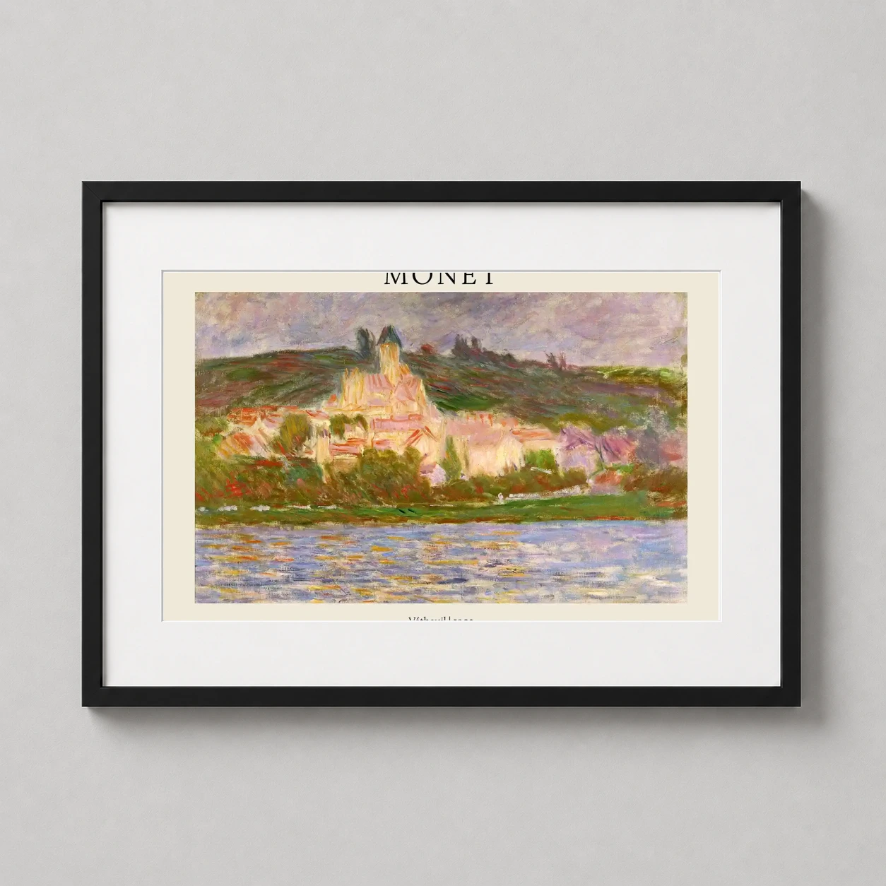 Claude Monet Vetheuil 1902 — luminous 1902 Impressionist landscape by Claude Monet featuring the