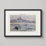 Claude Monet Vétheuil in Winter 1879 Impressionist Art Print