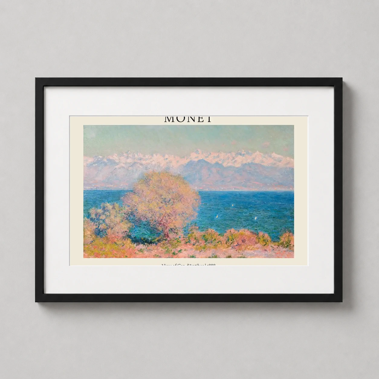 Claude Monet View Cap — this 1888 Impressionist painting by Claude Monet captures the