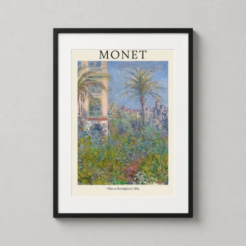 Claude Monet Villas at Bordighera 1884 Impressionist Art Print